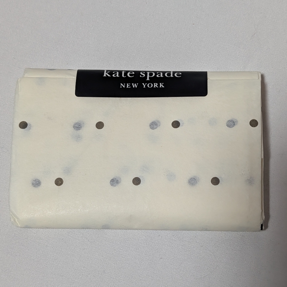Kate Spade New York Pebbled Leather Slim Card Holder Wallet ā Merengue - Picture 5 of 5